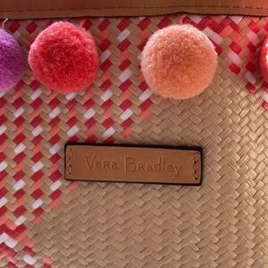 Vera Bradley Straw Beach Tote